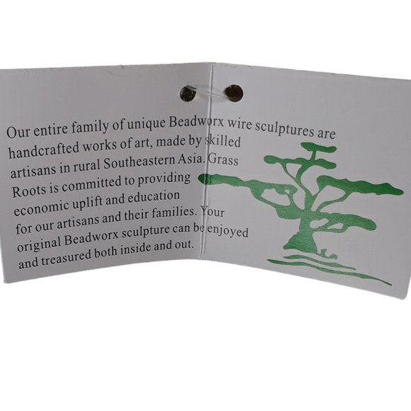 Grass Roots Beadworx Duck Seed Bead and Wire Duck NWT - Picture 7 of 7